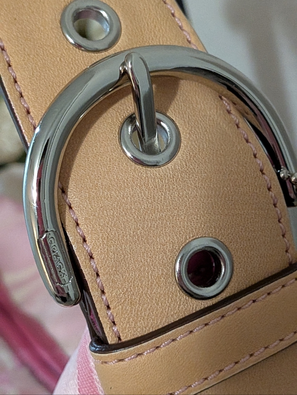 Y2K Coach Optic Hobo Bag & Wallet Signature Pink Jacquard & Leather Matching Set - Picture 10 of 15